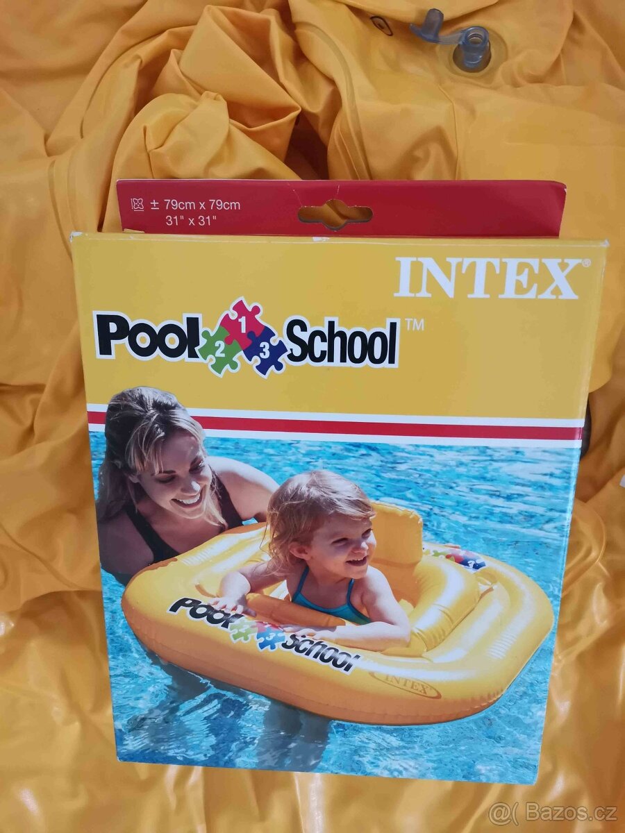 Intex nafukovací sedátko / kruh do vody Pool School