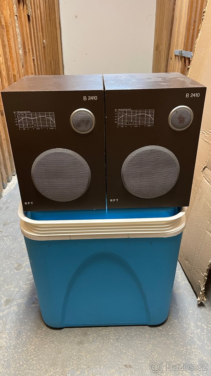 Prodám dvoupásmové retro RFT repro B2410