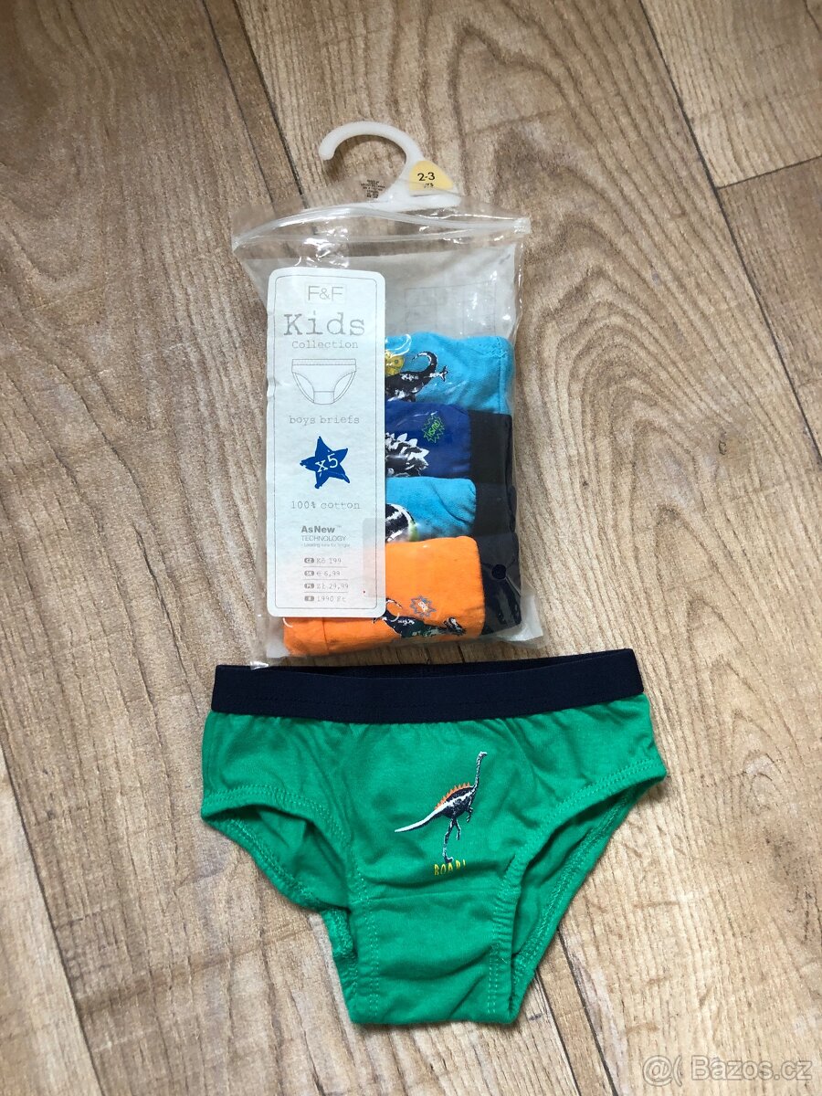 5x nové slipy F&F 98