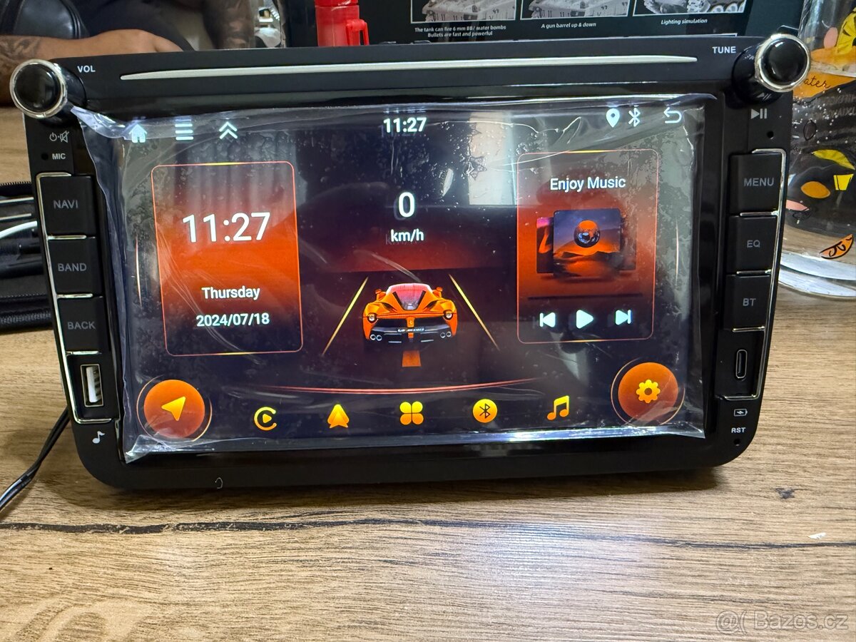 VW, Škoda s 8" Android, WI-FI, GPS, CarPlay, Bluetooth