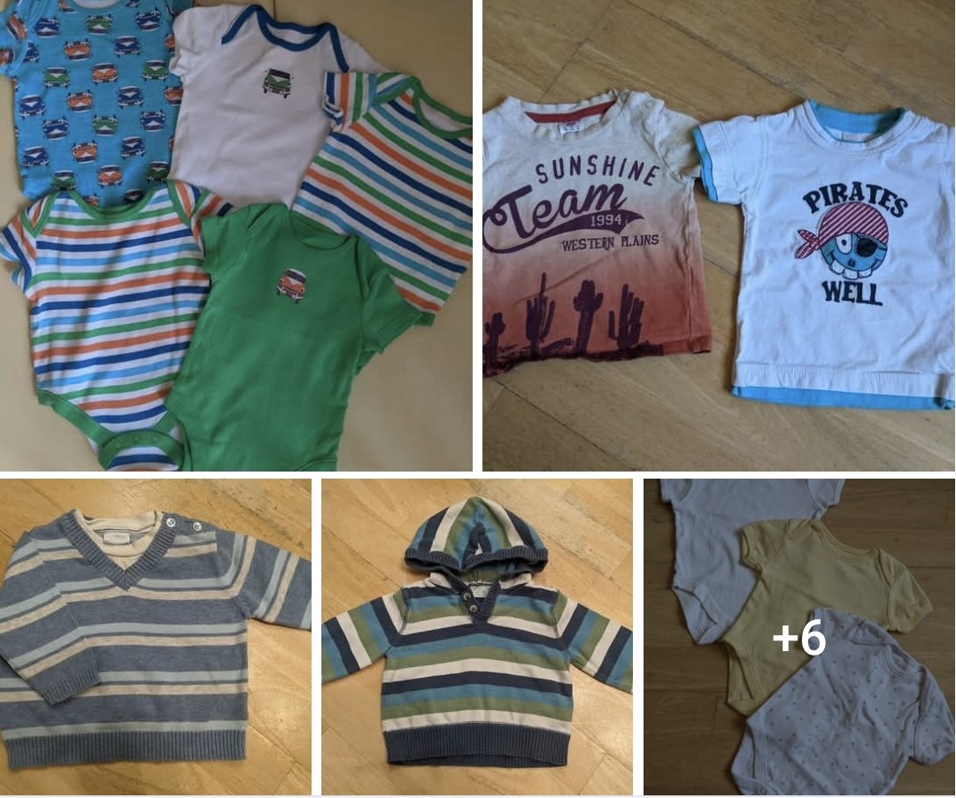 balík oblečení vel 3-6m - 10kc/ks