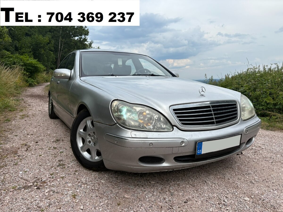 // Mercedes S 400 cdi, w220, 184kw, 2002 //DÍLY