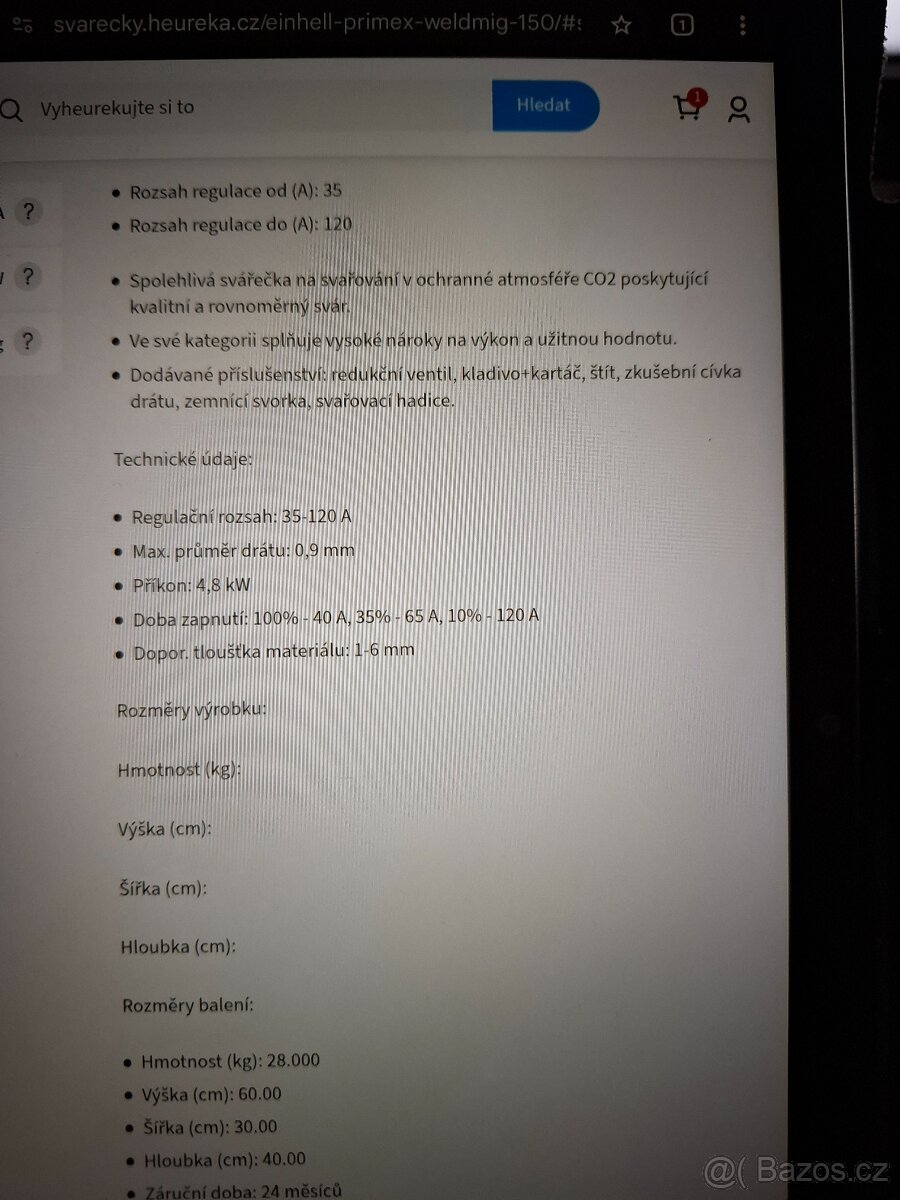 Svářečka Weldming 150 Primex