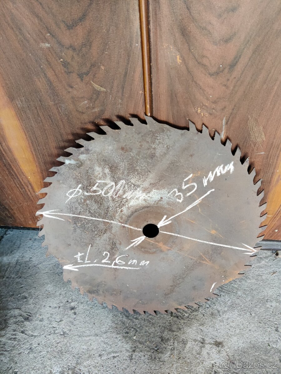 Pilové kotouče z pozůstalosti