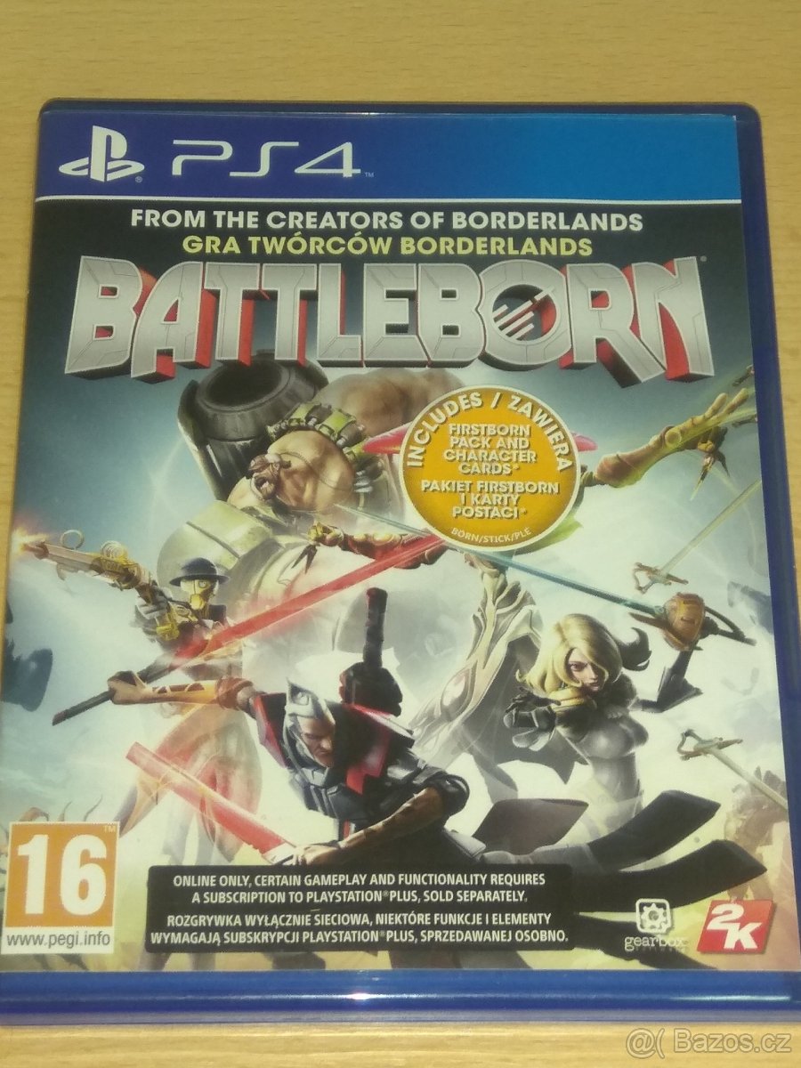 Battleborn (PS4) + kartička | pro sběratelské účely