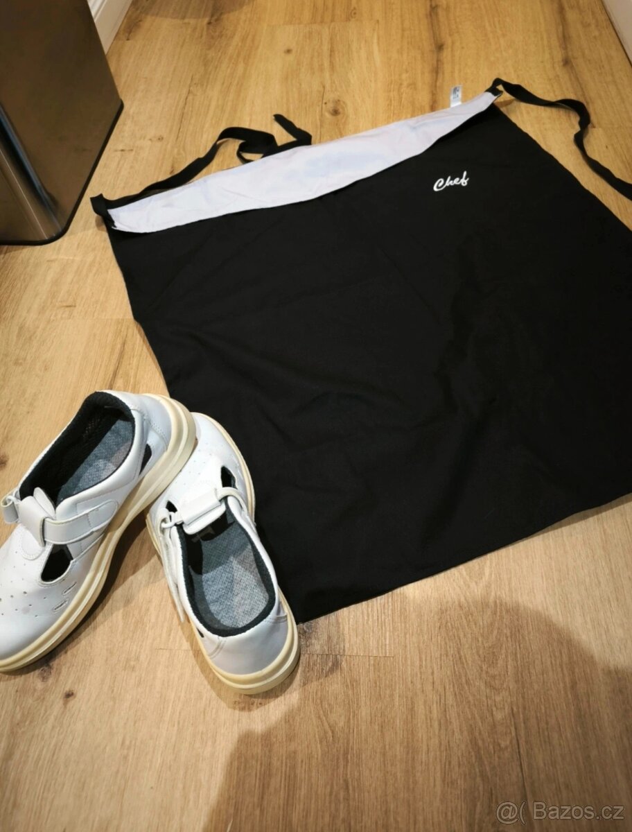 Kuchařské boty a zástěra