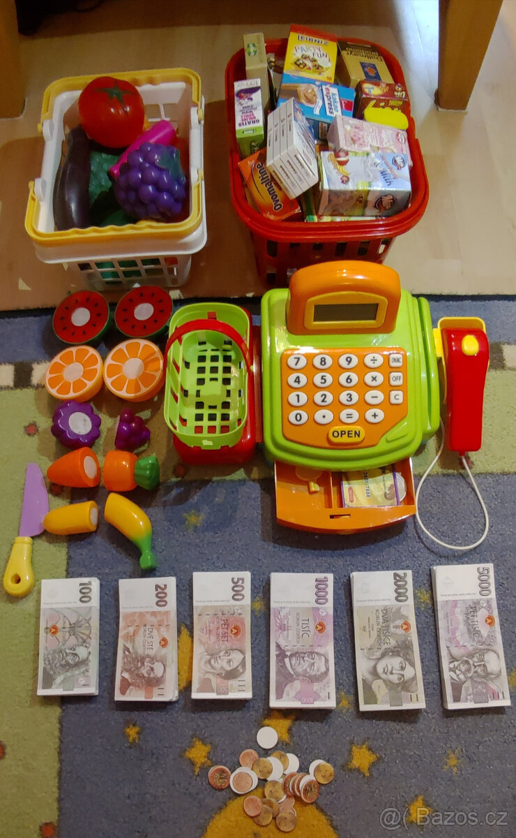 Dětská sada – Obchod/Supermarket s pokladnou + příslušenství