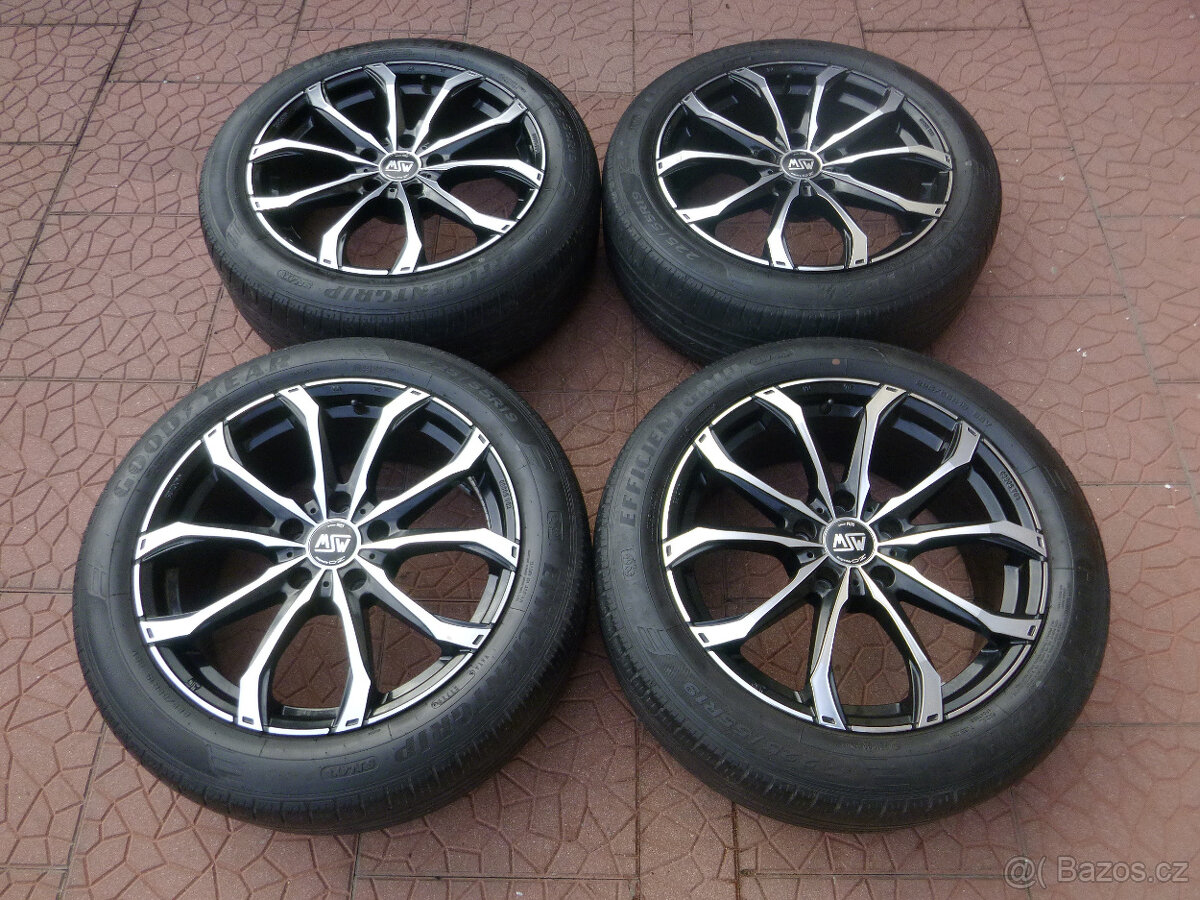 Letní alu sada disky originál MSW OZ 5x127 8Jx19 ET35