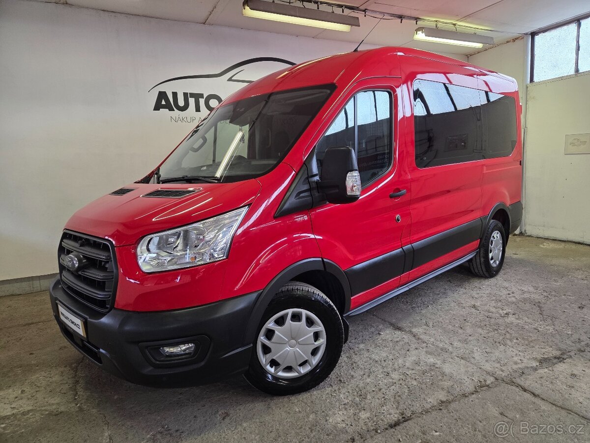 Ford Transit 350 M1 L2 2.0 EcoBlue 96kw-75tkm-9.Míst-ČR-DPH