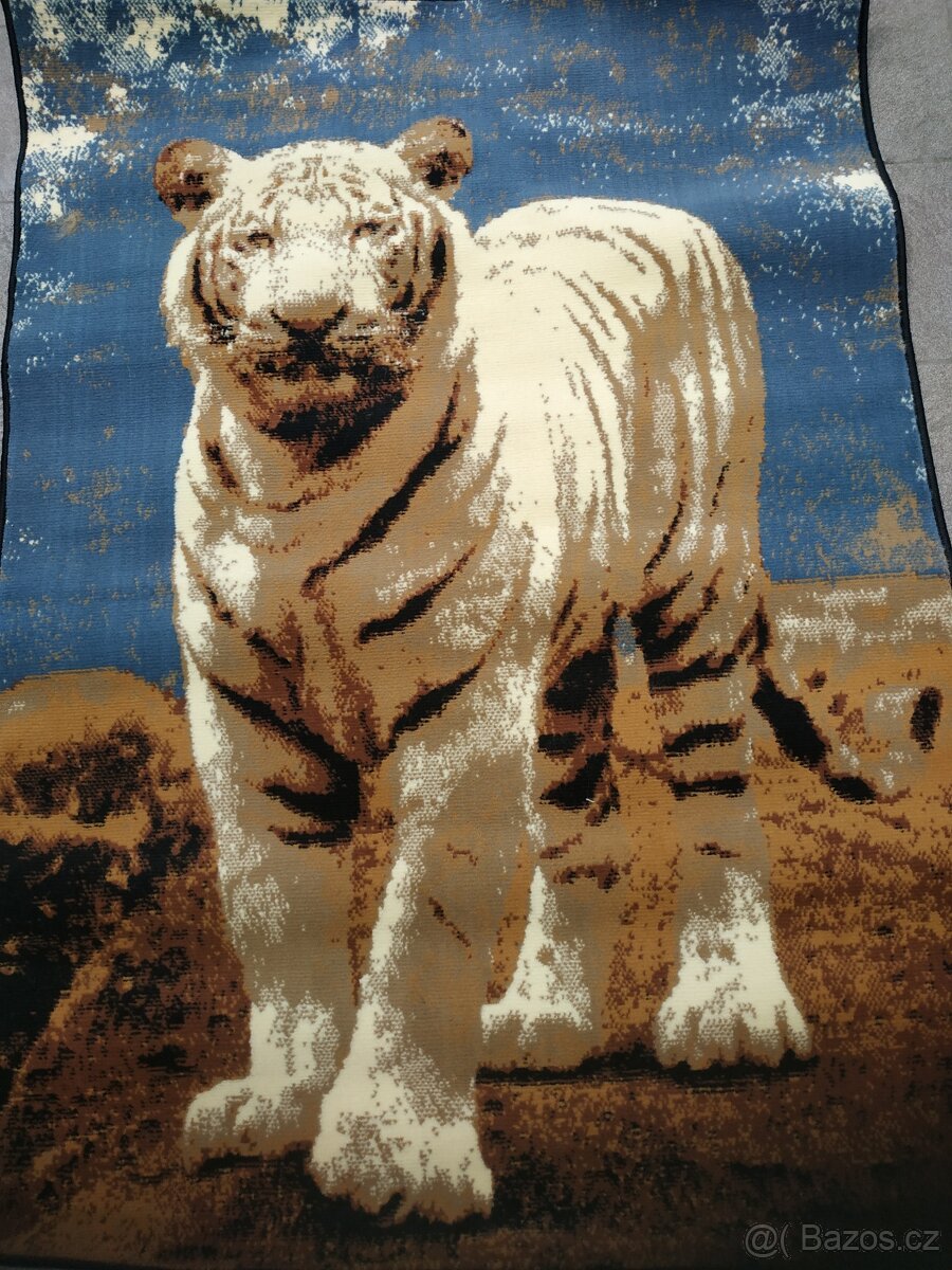 Nový koberec motiv tygra