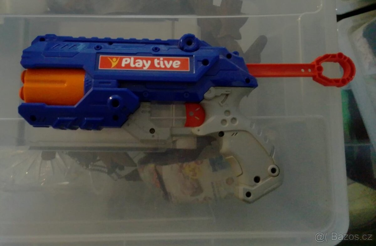 play tive "kvér" pistole + 6ks gumove naboje