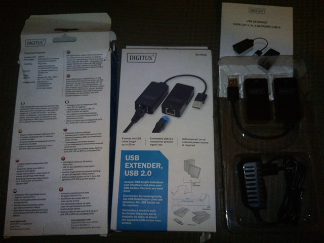 digitus DA-70141- Extender USB prodlužovací adaptér