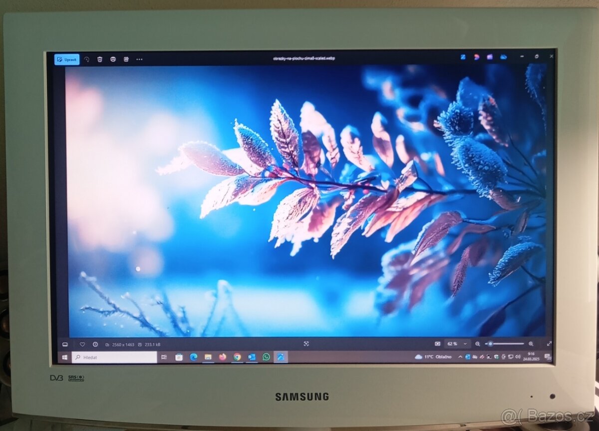 LCD TV Samsung LE22A455 bílá barva