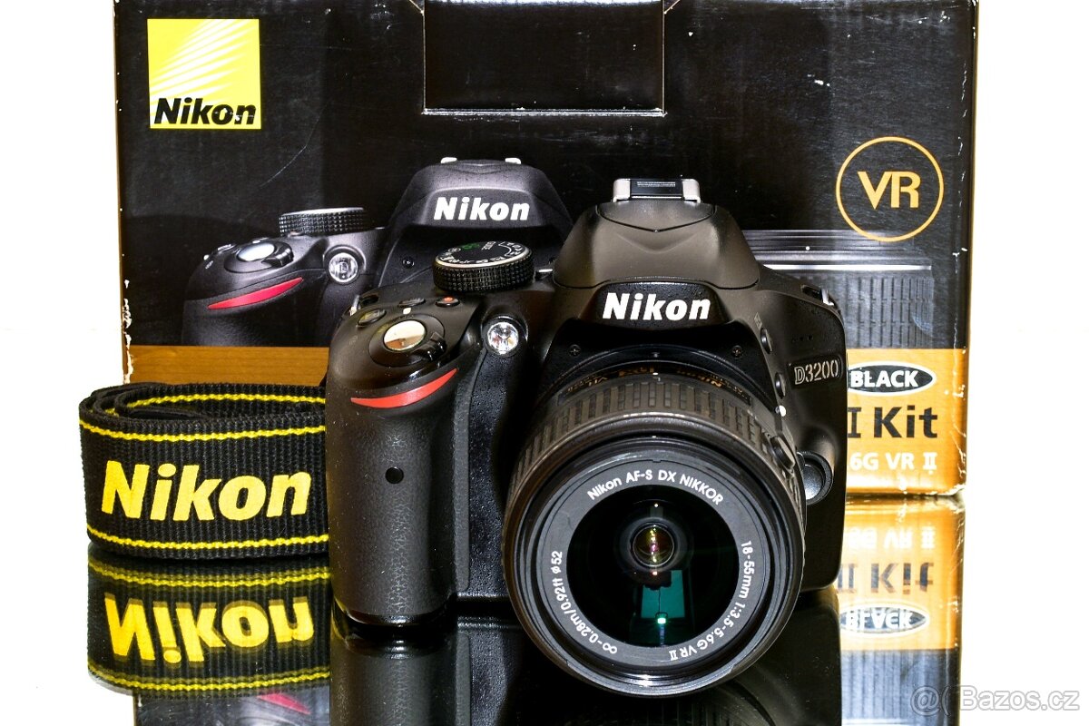 Nikon D3200+18-55mm VR+ 16GB TOP STAV