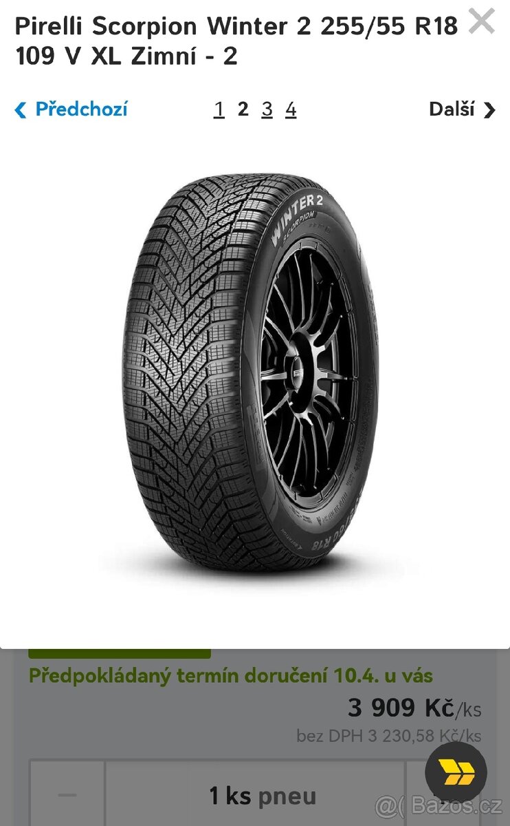 Pirelli SCORPION winter 2 255/55 R18 zimní