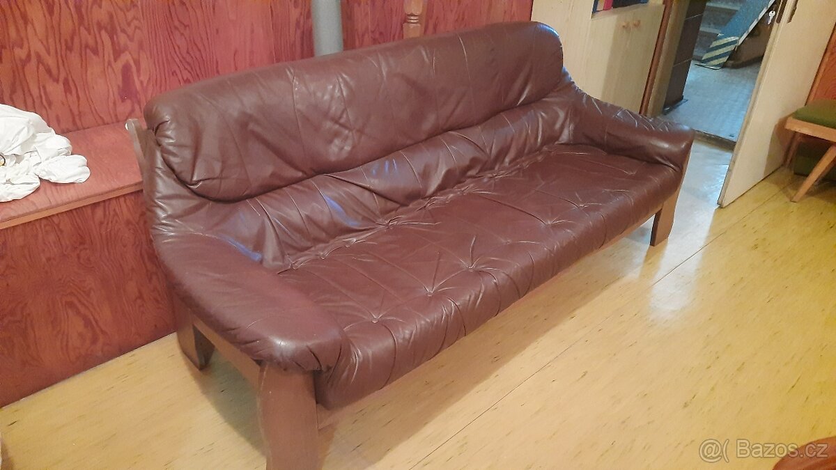 Kožená sedací souprava