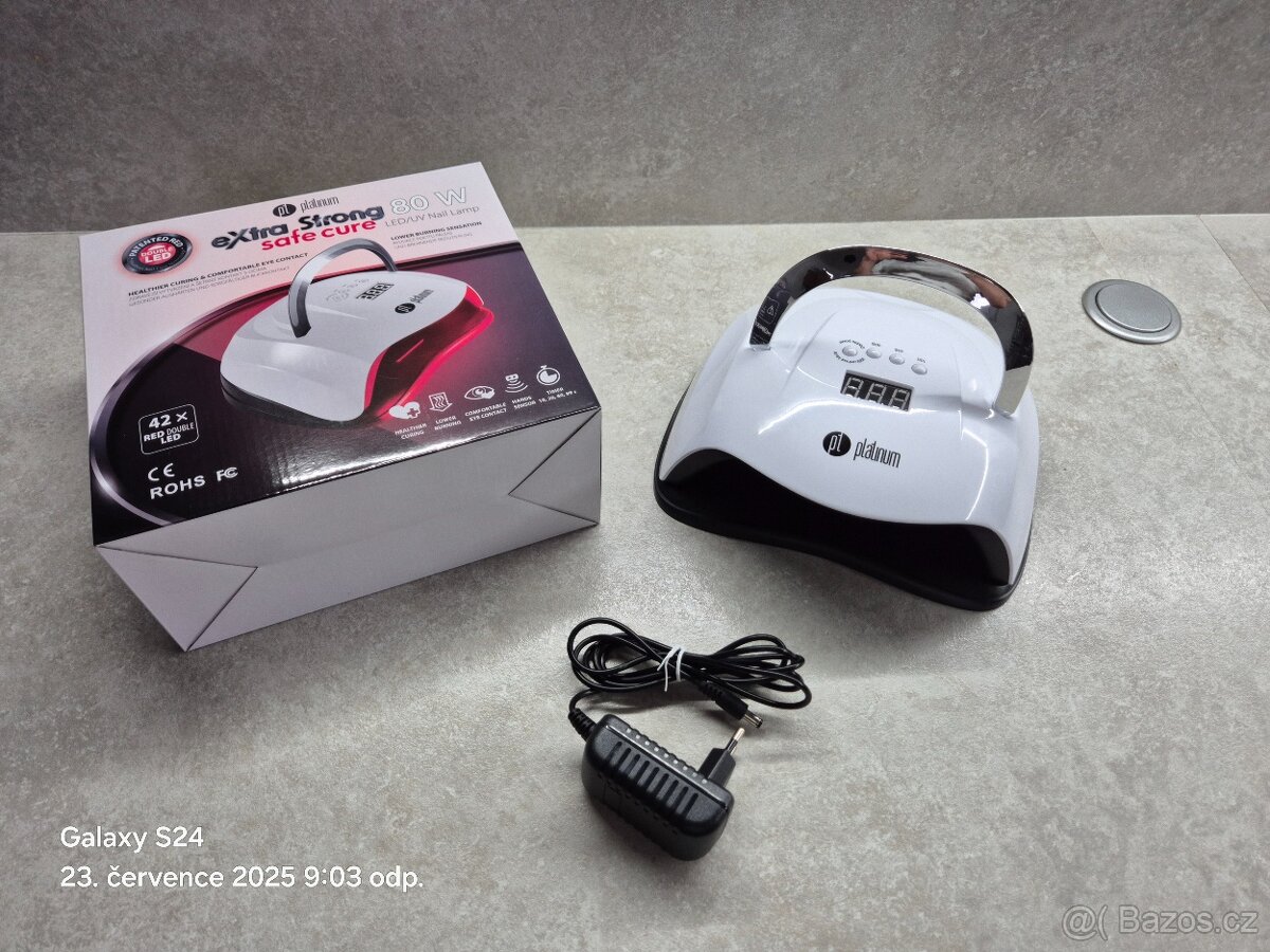 Platinum EXTRA Strong - Safe Cure LED/UV lamp - záruka