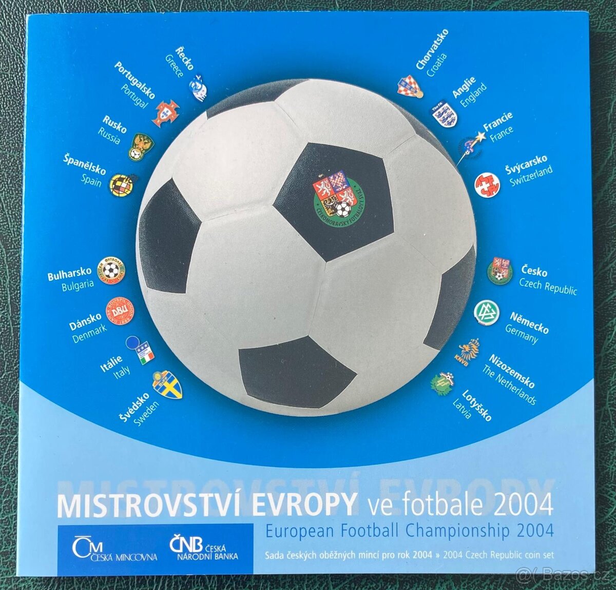 ČNB -sada oběžných mincí -2004 mistrovství Evropy ve fotbale