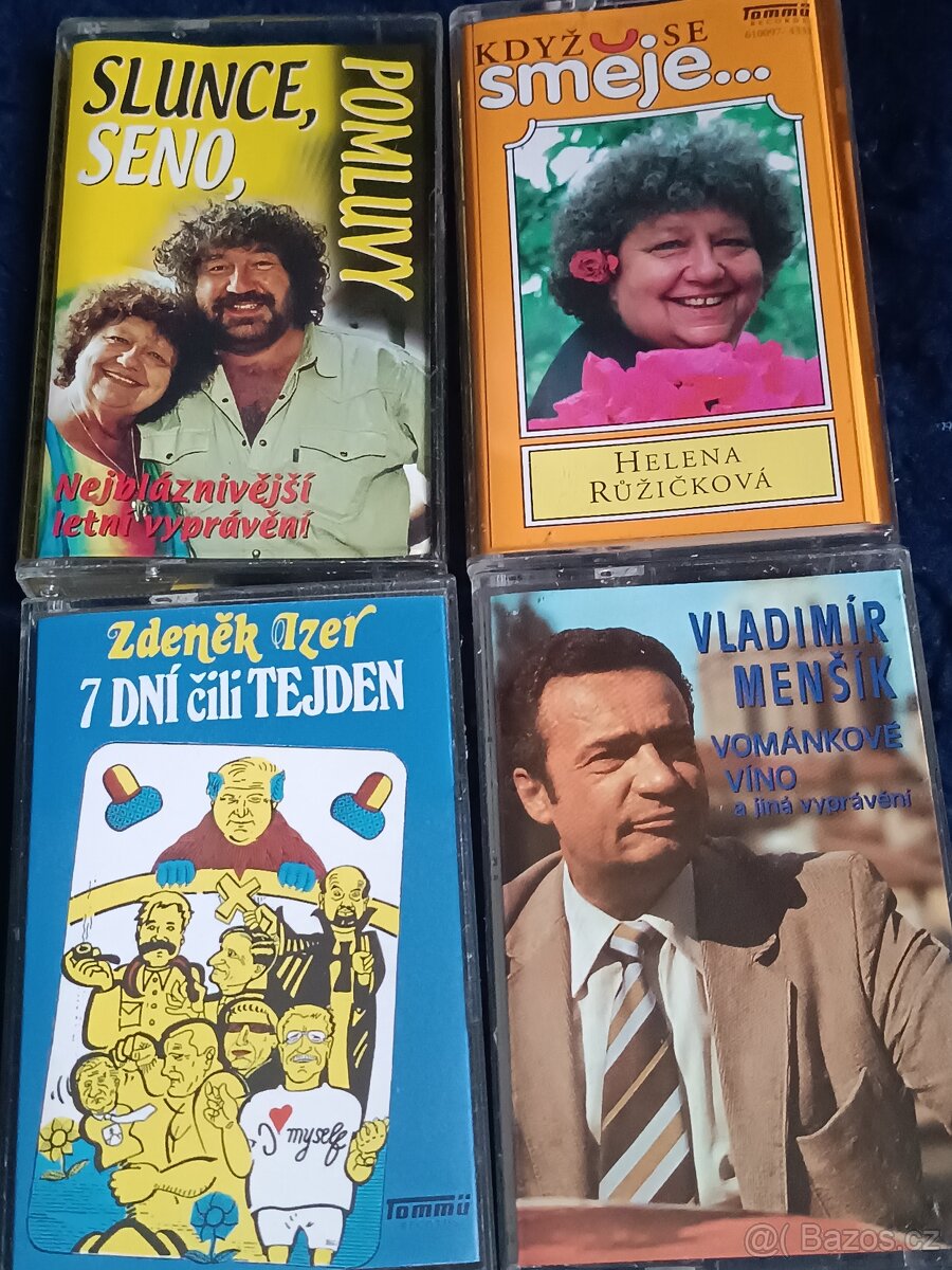 kazety - Troška,Menšík,Izer,Novotný atd...