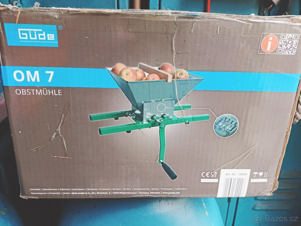 Prodám drtič na ovoce