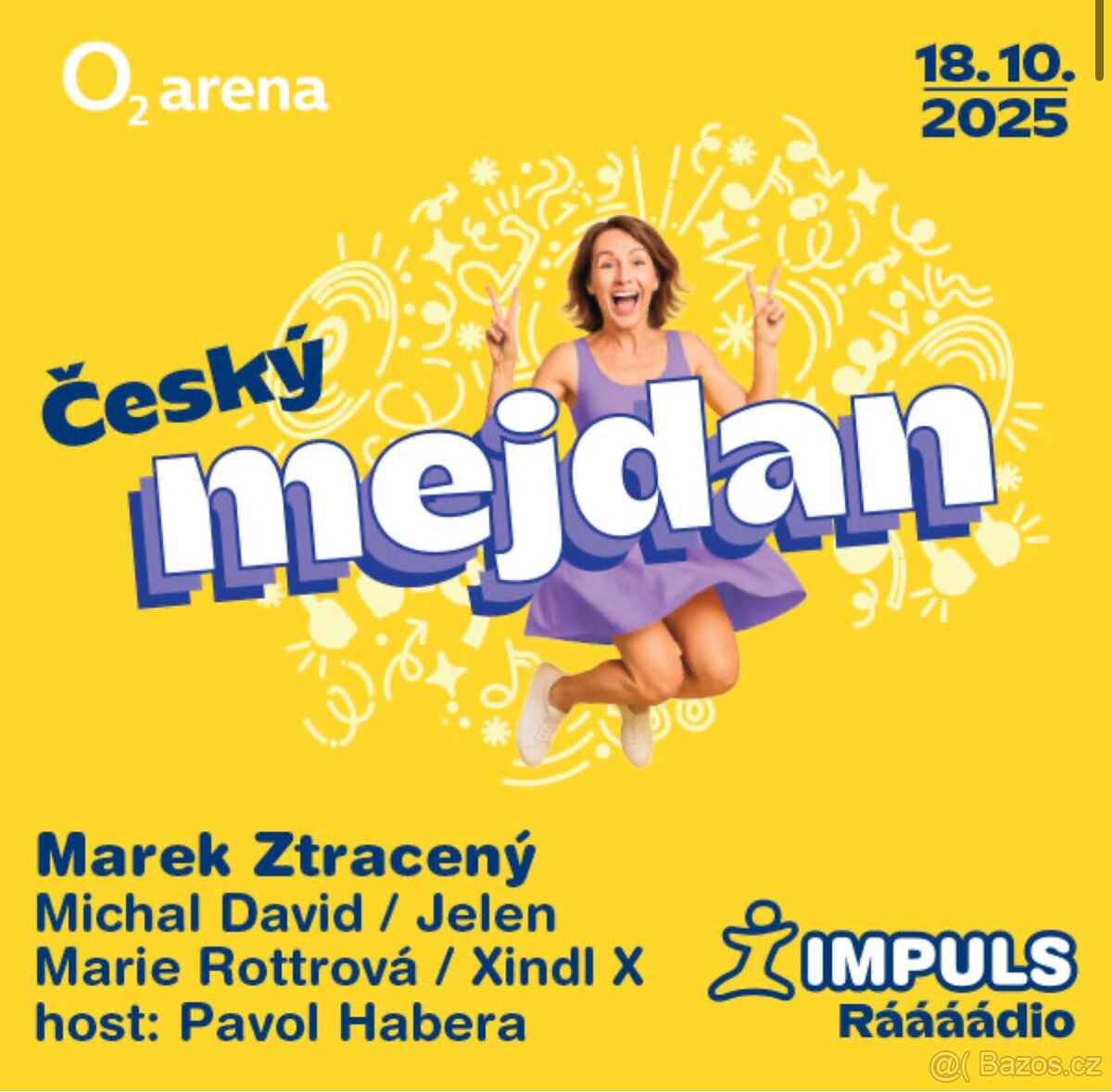 2x VIP vstupenka na Český mejdan s Impulsem 18.10.2025