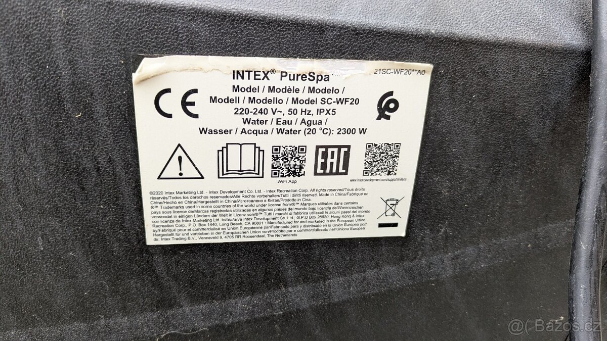Motor k vířivce intex