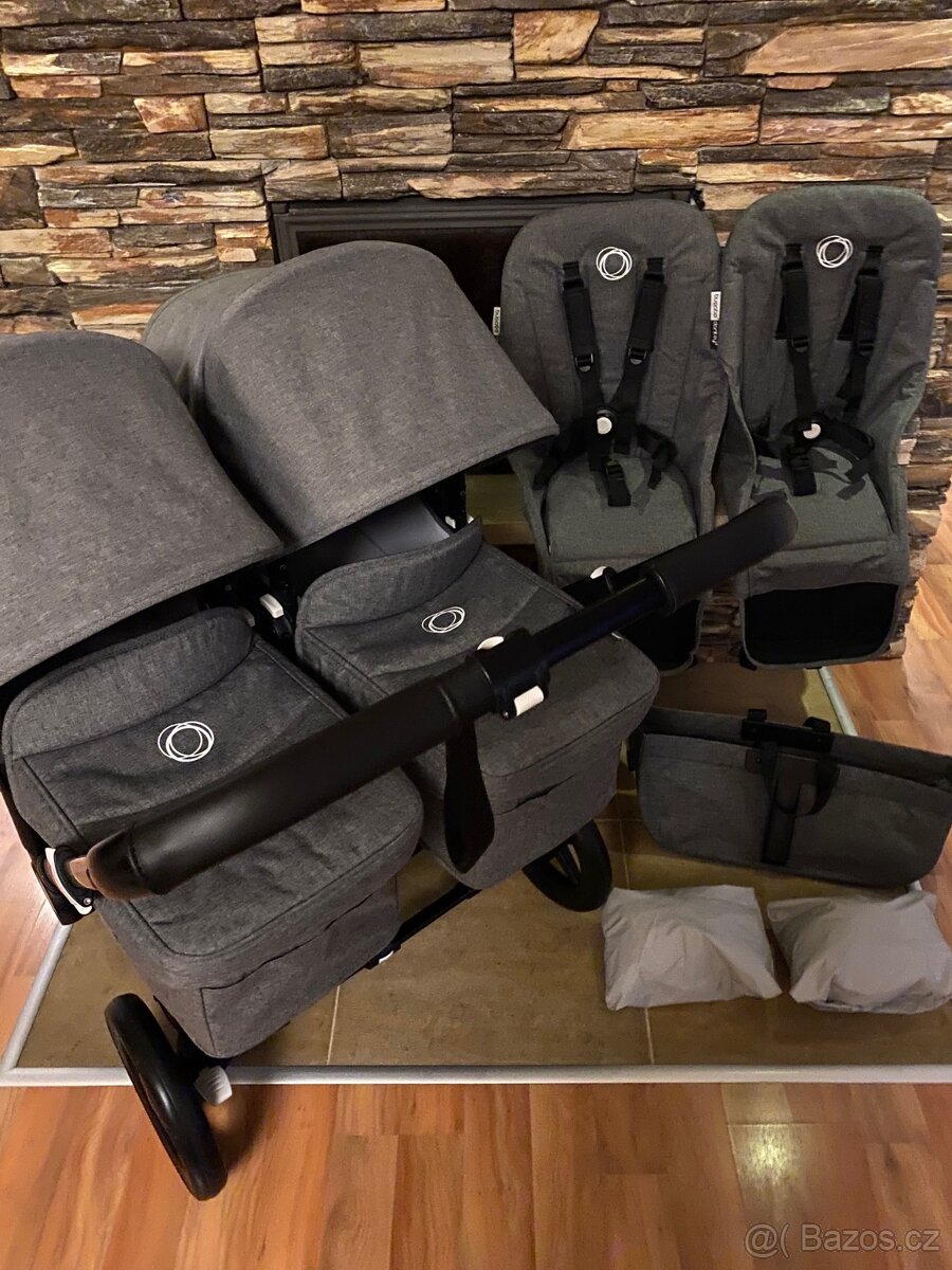 🩶🤍 Bugaboo Donkey 3 TWIN grey melange 🩶🤍