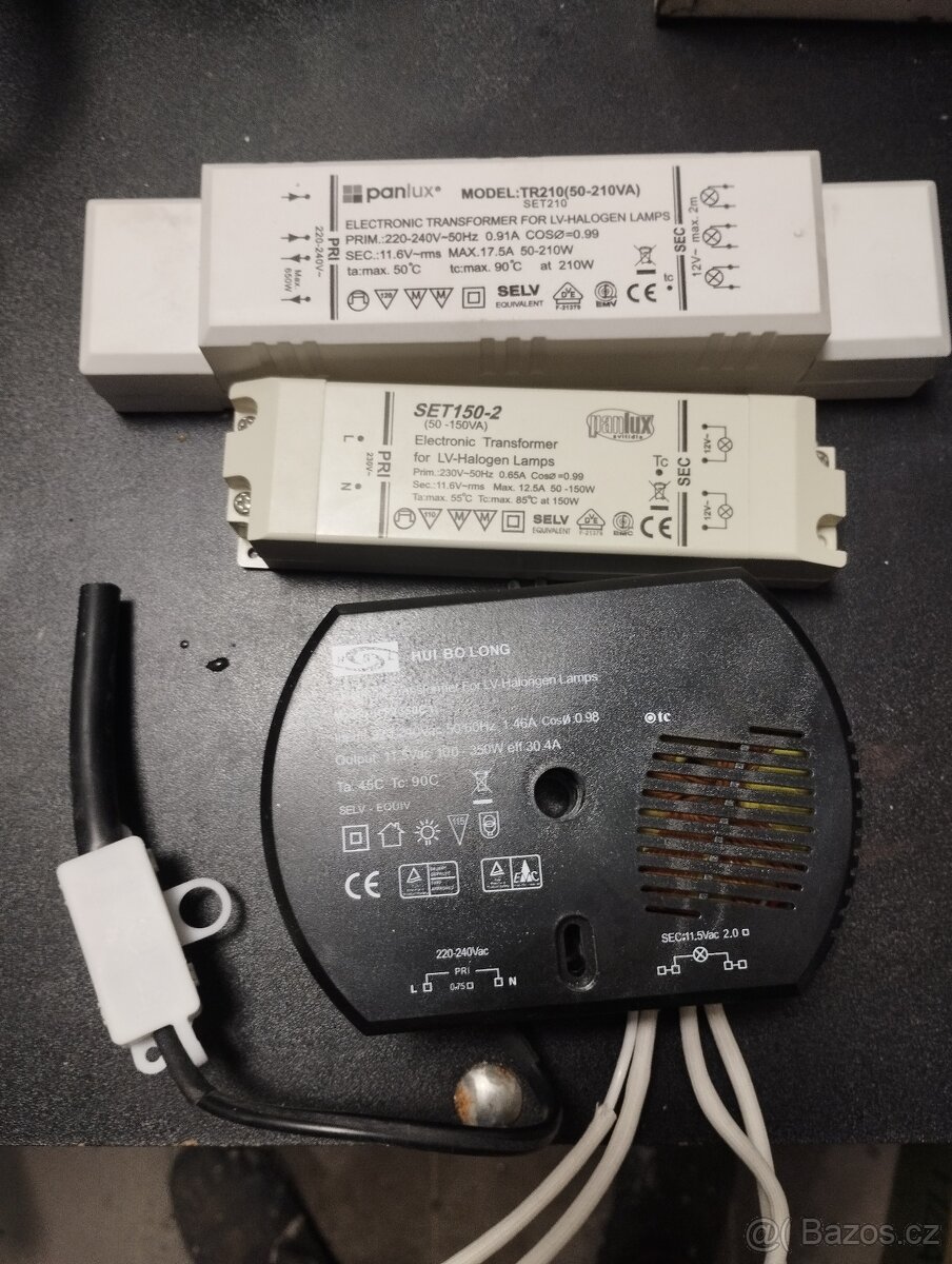 Trafo k halogenovým bodovým světlům