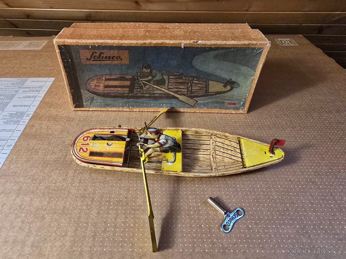 SCHUCO 612 Loďka veslařský nalíčení s krabicí