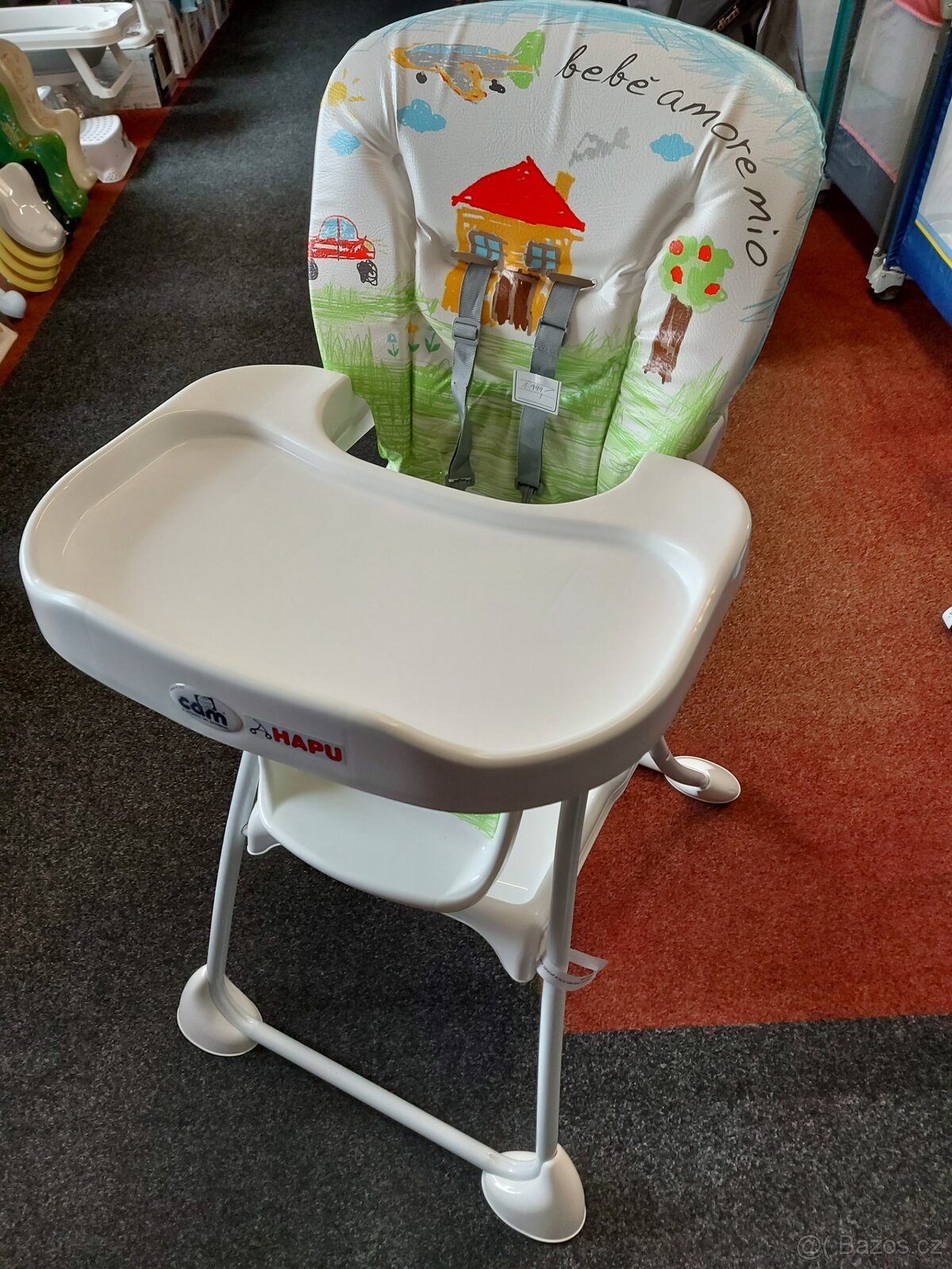 Nová Jídelní židlička "domeček"