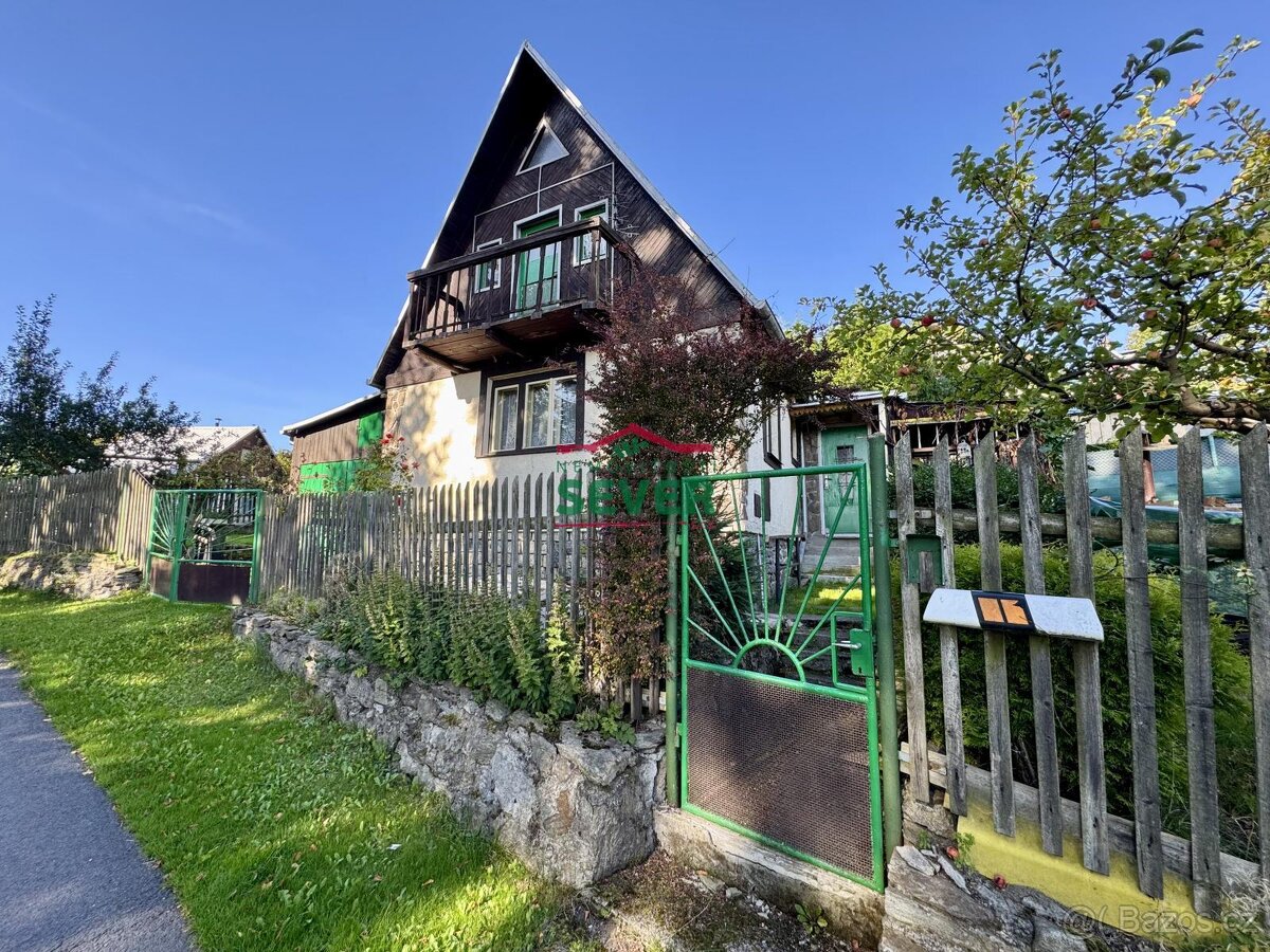 Prodej, chata se zahradou, OV, Boleboř, okr. Chomutov