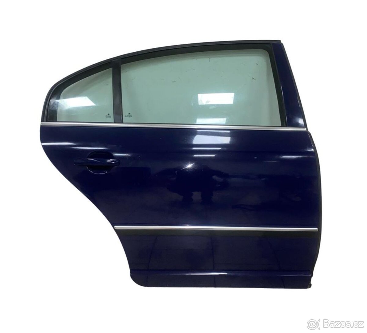 Pravé zadní dveře tmavě modrá LF5L Škoda Superb 1 sedan 2003