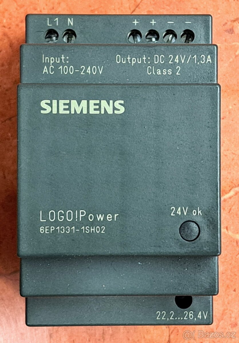 Siemens LOGO zdroj 24VDC/1,3A