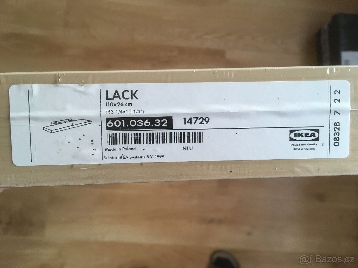 Polička IKEA LACK – rozměr 110x26