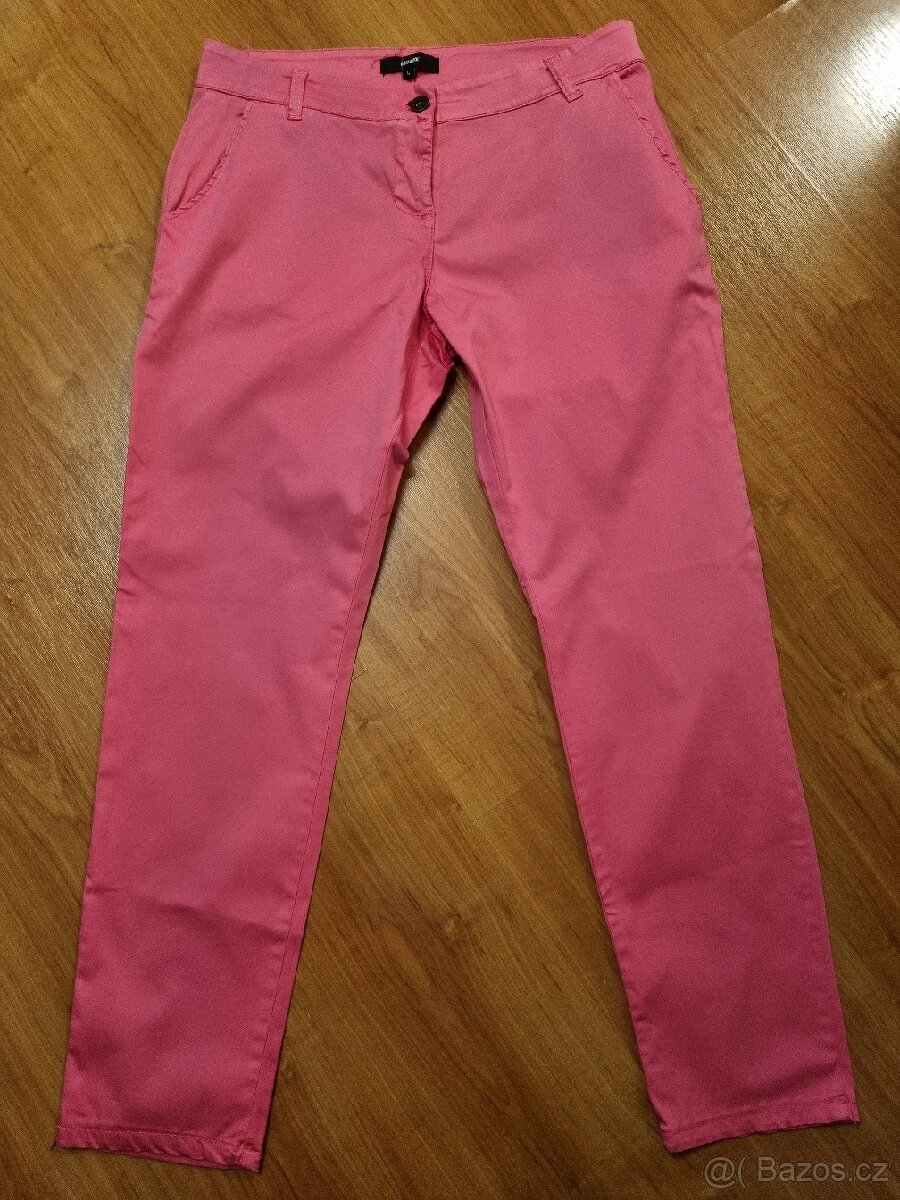Růžové plátěné kalhoty Answear, vel. L