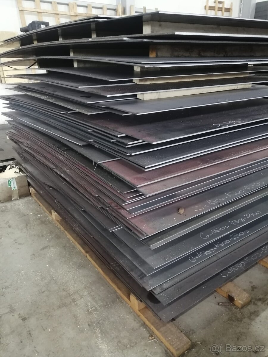Hutní materiál - ocelové plechy mezirozměry