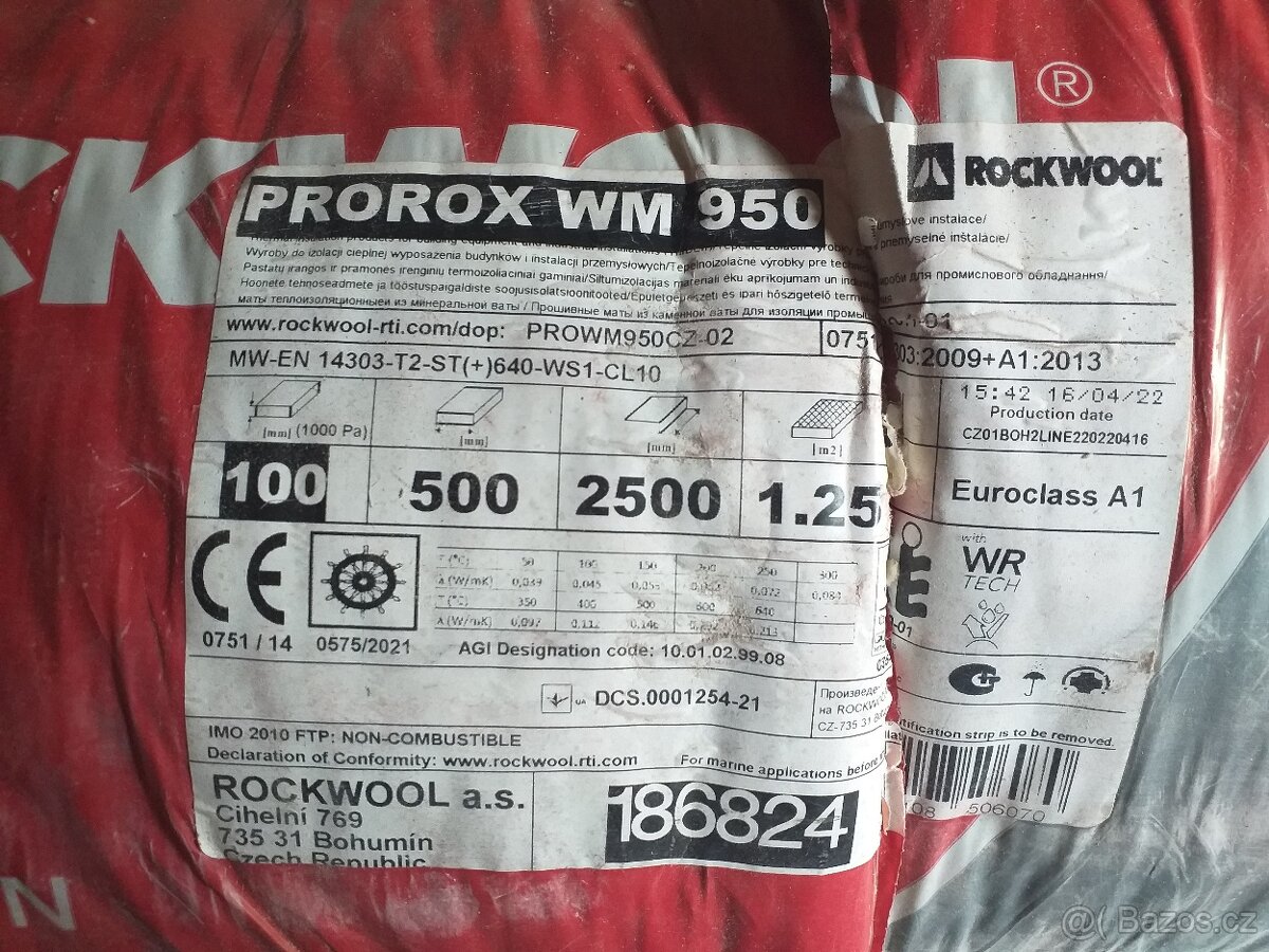 Izolační vata PROROX WM 920, WM950