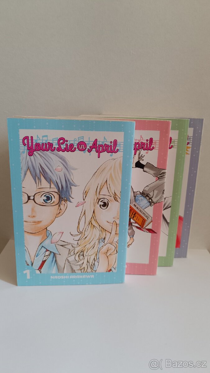 Manga Your Lie in April od Naoshi Arakawa vol. 1-4