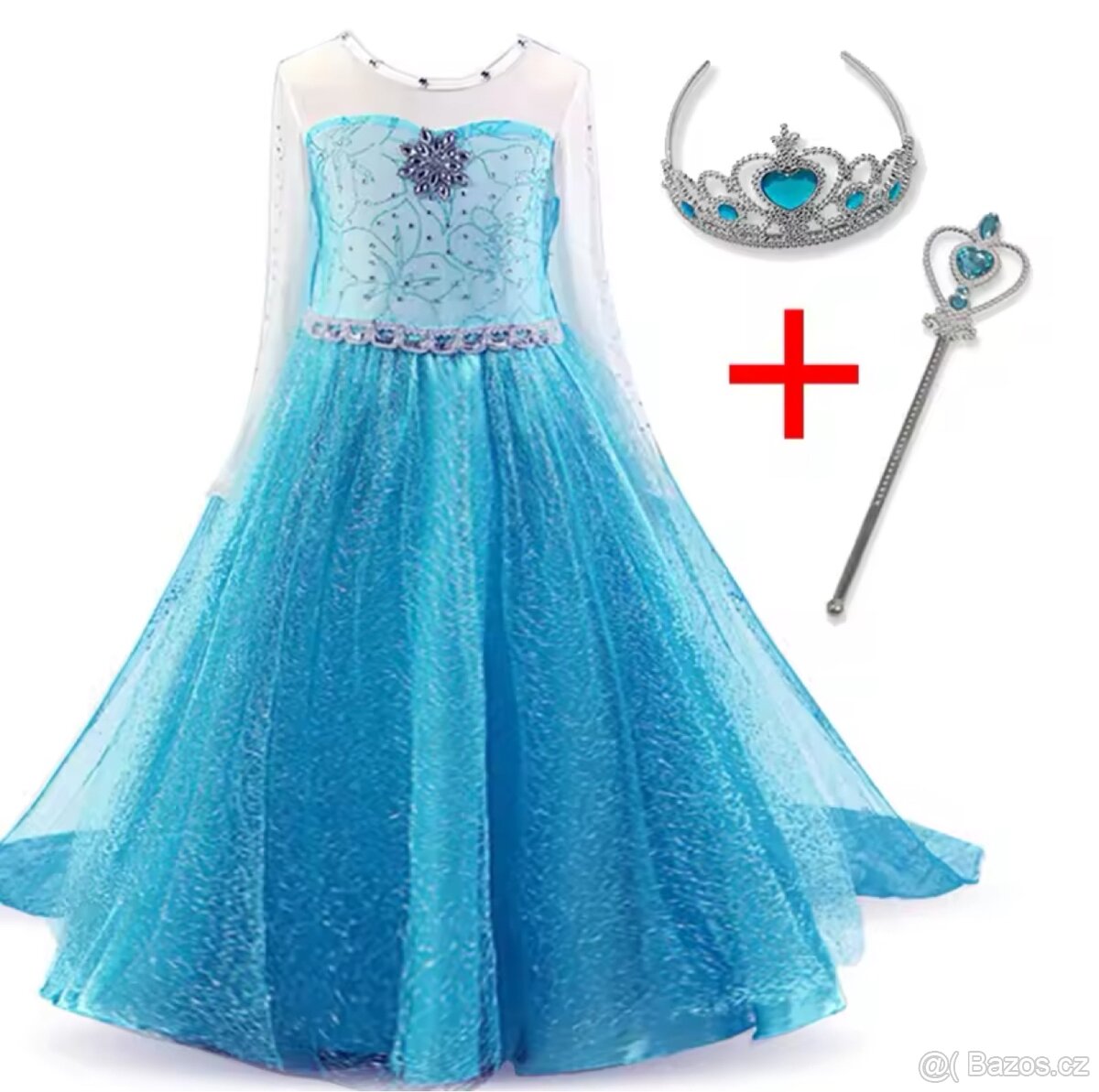 Nový kostým/šaty Elsa vel 120