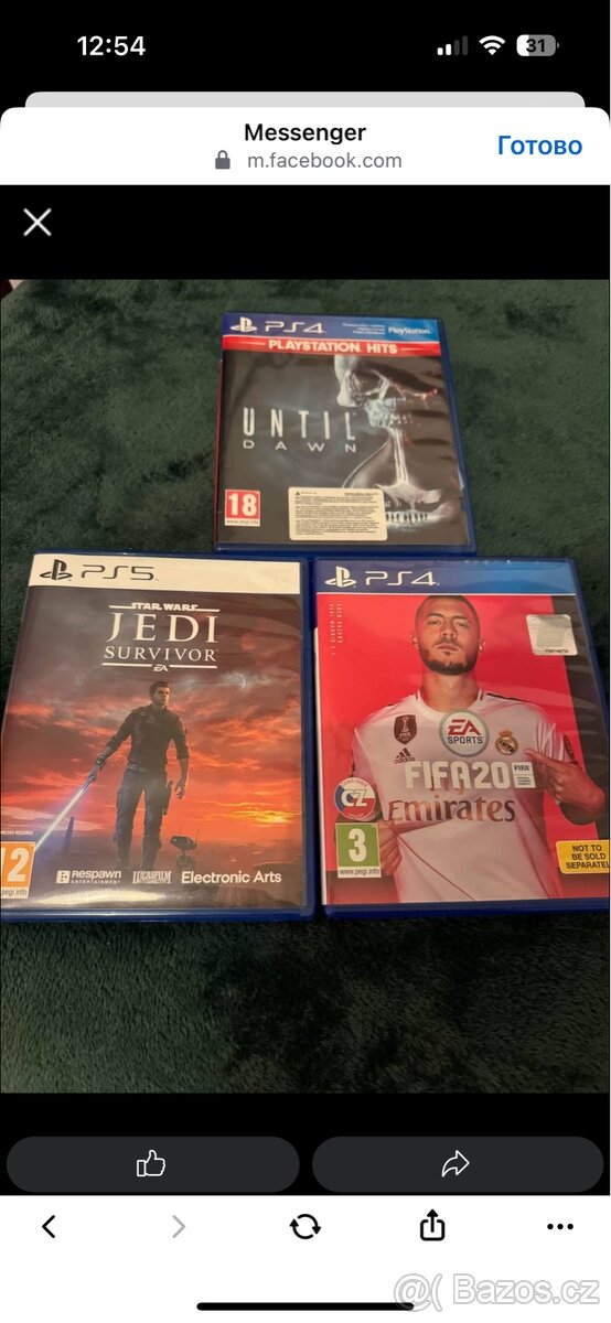 Hry na PS5 / PS4 JJEDY, FIFA, UNTIL DAWN