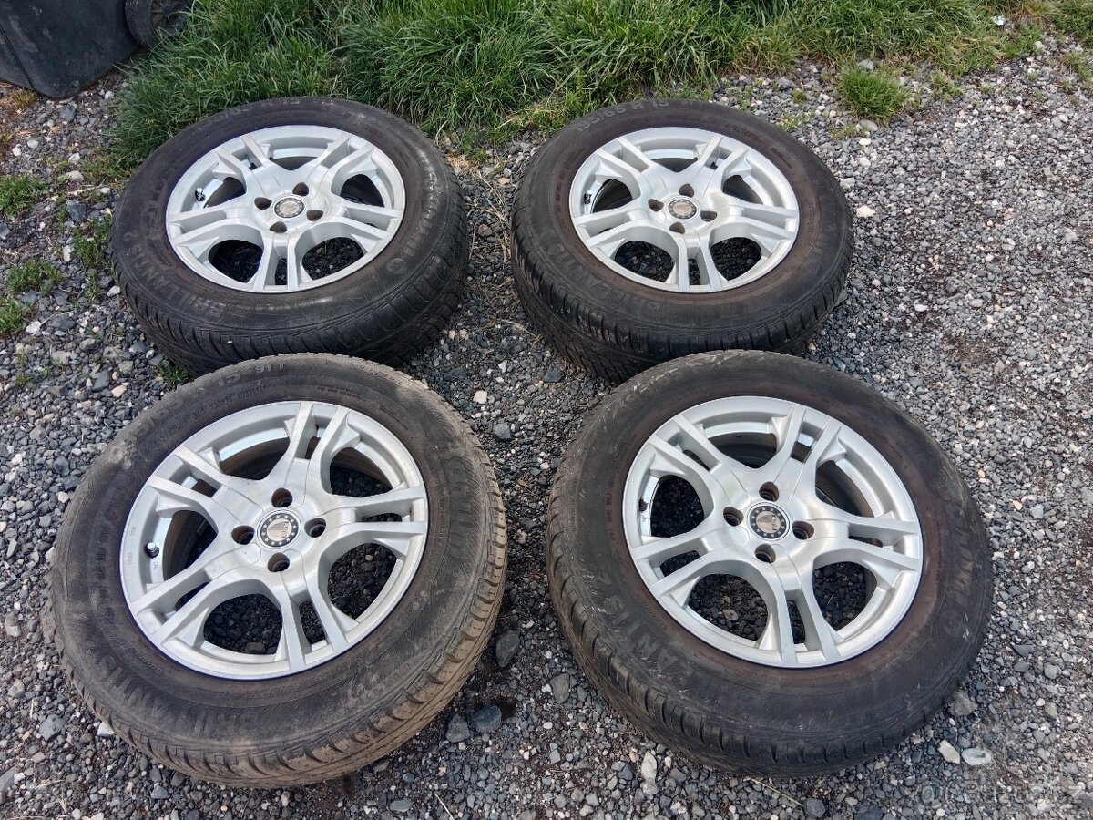 Fiat, alu kola, 4x98, R15, 195/65 r 15