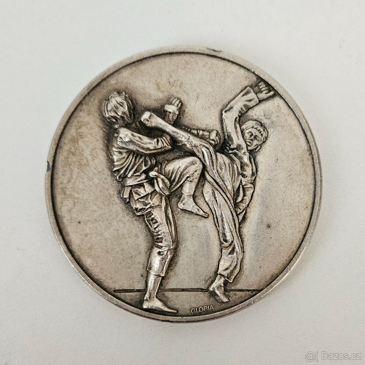 STŘÍBRNÁ MEDAILE KARATE - PLASTICKÁ