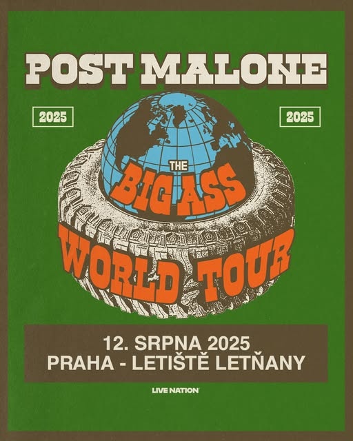 Post Malone: The BIG ASS World Tour, Praha, 12.8.2025