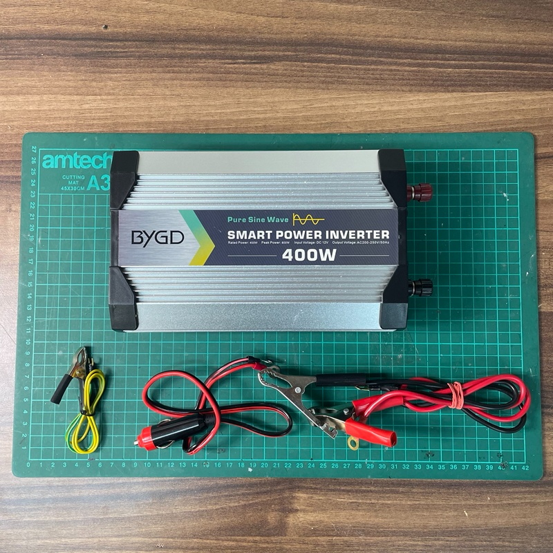 Měnič 12/230V 400W Čistý sinus BYGD SW 400