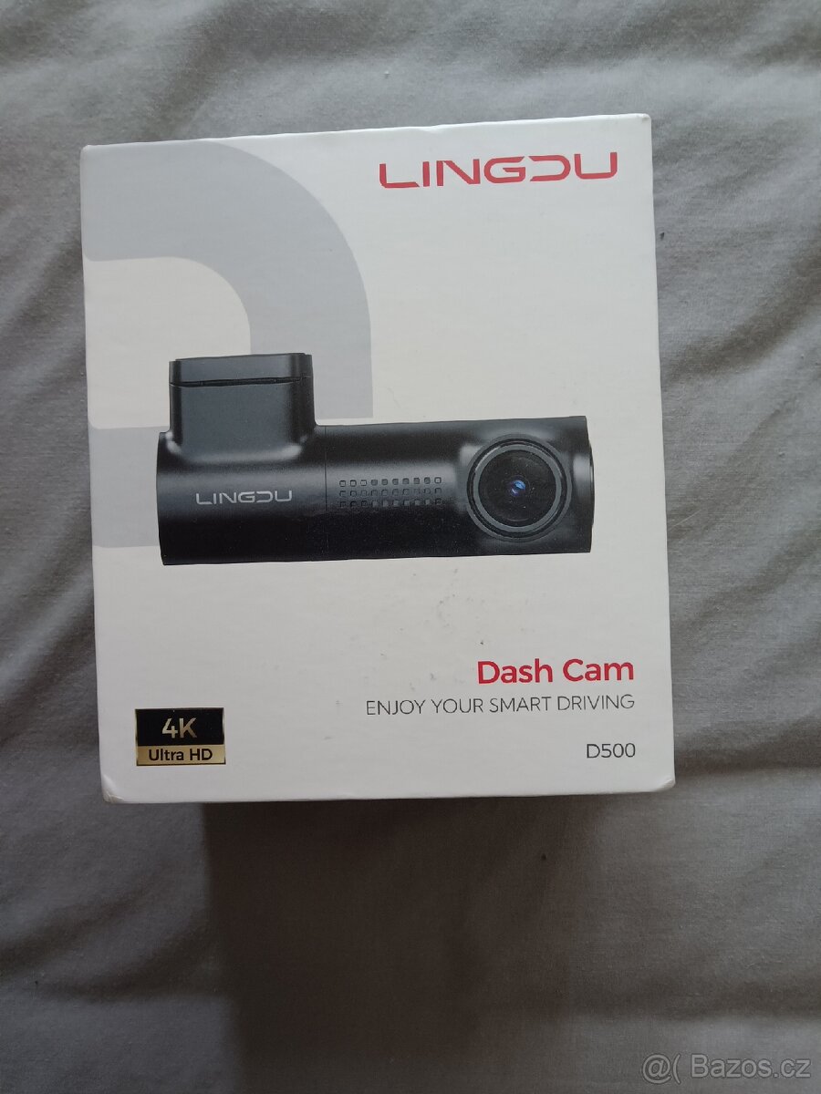 Autokamera LINGDU D500, 4K video, GPS, WIFI, Type-C