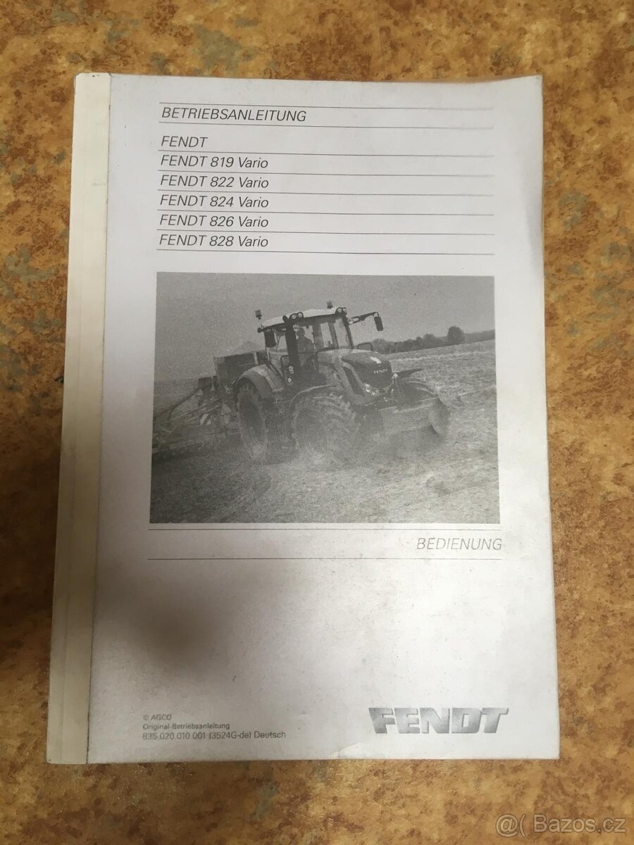 Návod k obsluze Fendt řada 8
