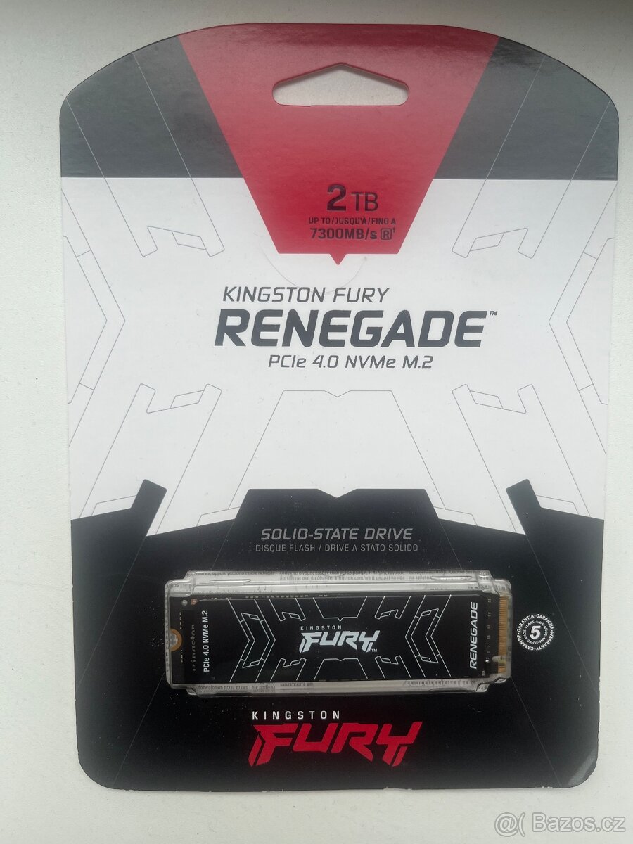 Kingston FURY Renegade NVMe 2TB – téměř nepoužitý