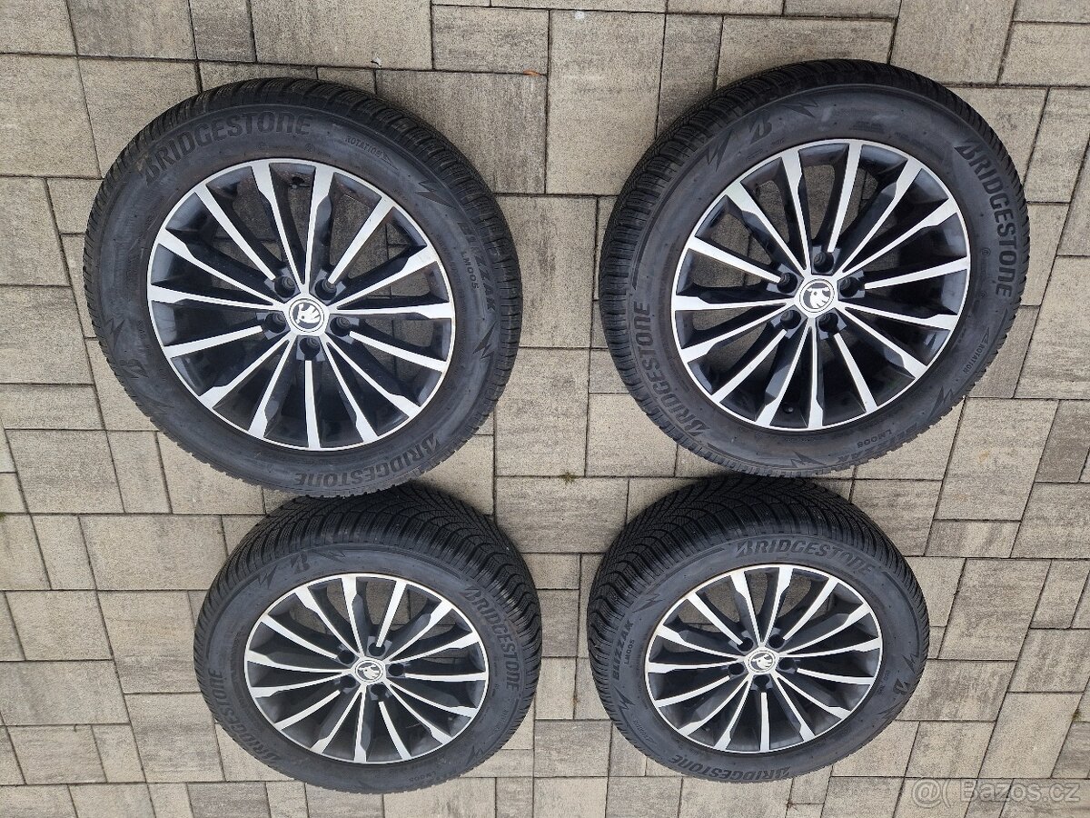 Zimní sada alu kol Škoda Kodiaq 235/55 R18