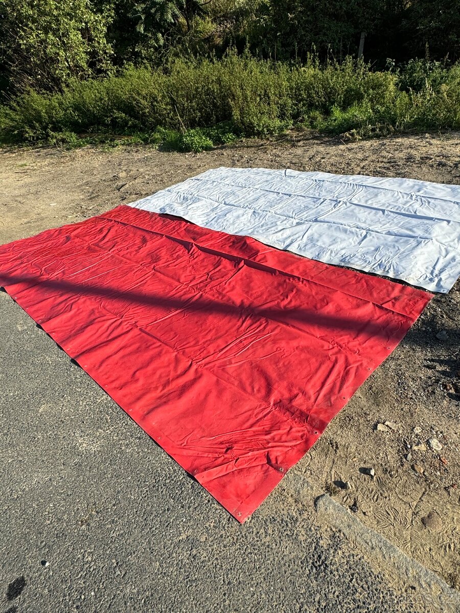 Zakrývací plachta levně 8x1,85m