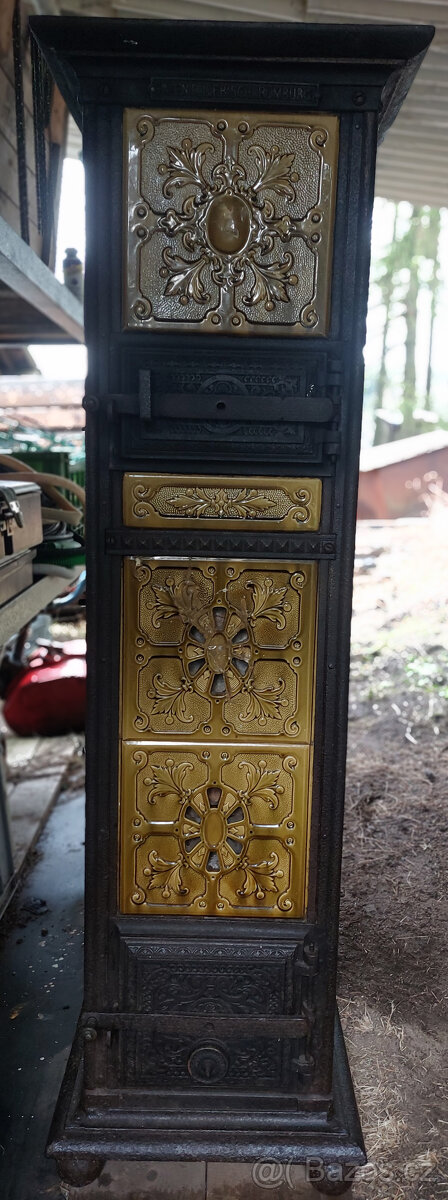 Prodám starožitná kamna Patent Liebisch Rumburg